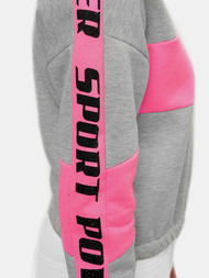 Sudadera de mujer gris OZONEE JS/B26020Z