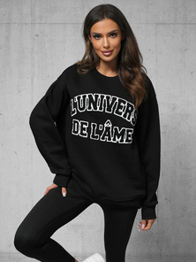 Sudadera de negra OZONEE O/SWE23055