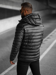 Chaqueta de hombre negra OZONEE O/11Z8088