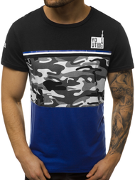 Camiseta de hombre negro OZONEE JS/SS10979