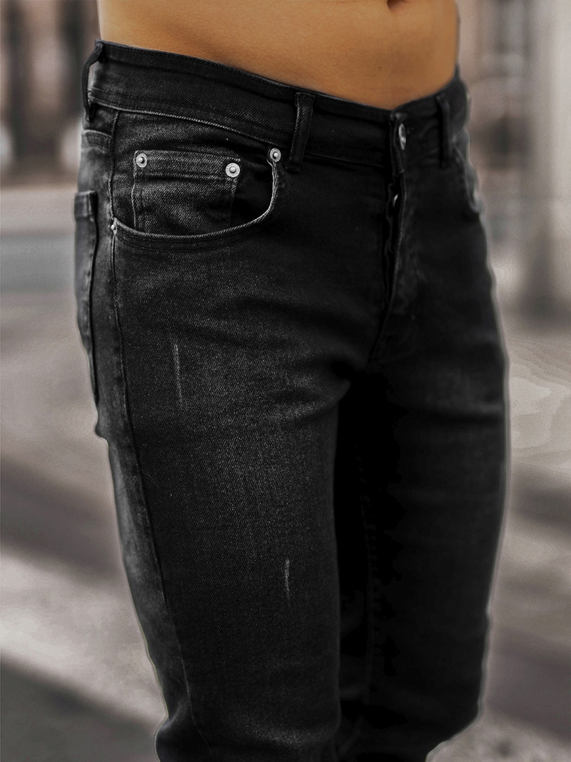 Vaqueros de hombre negras OZONEE E/5195/02