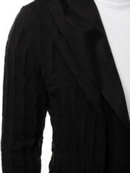 Sudadera de hombre negra OZONEE MACH/2138