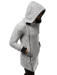 Sudadera de hombre gris OZONEE B/171693