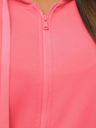 Sudadera de mujer rosa OZONEE JS/W03Z