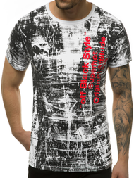 Camiseta de hombre blanca OZONEE JS/SS10920