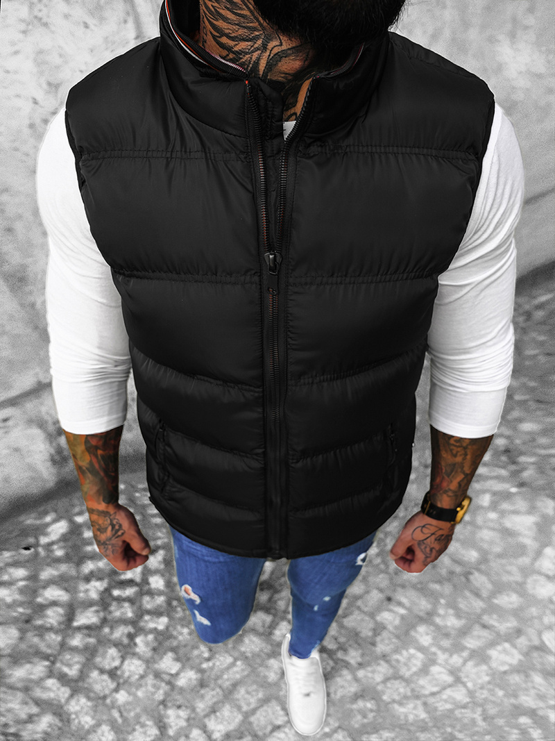 Chaleco de hombre negra OZONEE N/7131