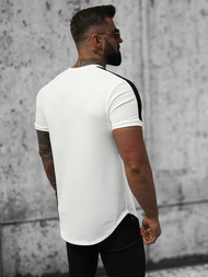Camiseta de hombre blanco OZONEE O/P1180