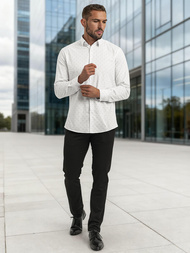 Camisa de hombre blanca OZONEE V/V180