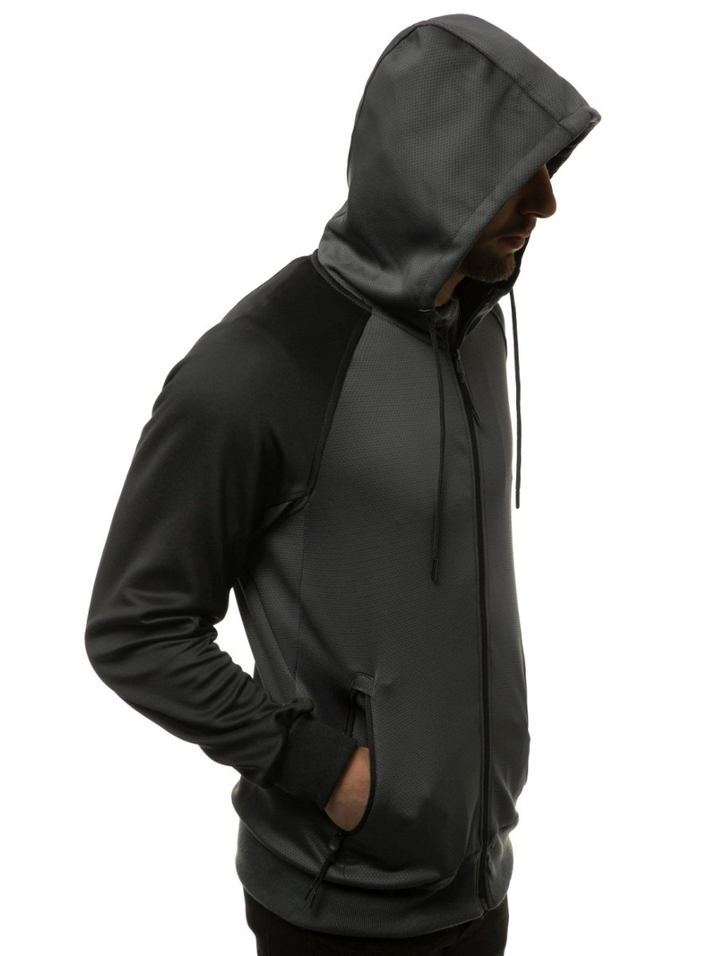 Sudadera de hombre grafito OZONEE JS/88006