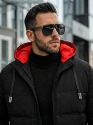 Chaqueta de hombre negra OZONEE JS/31M5003Z