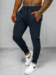 Pantalón de chándal de hombre azul marino OZONEE JS/XW01Z