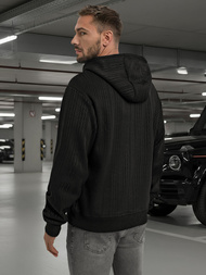 Sudadera de hombre negra OZONEE O/3C577