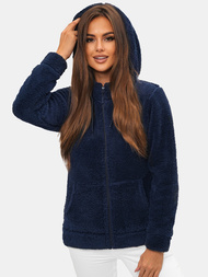 Sudadera de mujer azul marino OZONEE JS/HH007/50Z