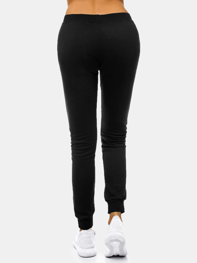 Pantalón de chándal para mujer negras OZONEE JS/CK01