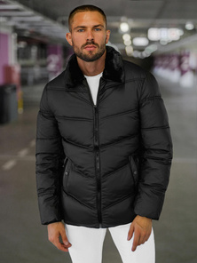 Chaqueta de hombre negra OZONEE JS/31M5005Z