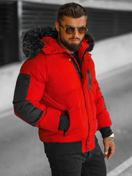 Chaqueta de hombre roja OZONEE O/M798Z