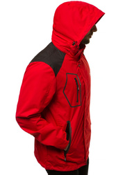 Chaqueta de hombre roja OZONEE MG/2515