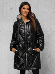 Chaqueta de mujer negra OZONEE JS/5M3189/392Z