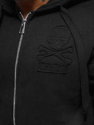 Sudadera de hombre negra OZONEE NB/MF2003