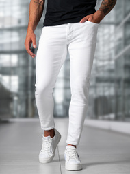 Vaqueros de hombre blancos OZONEE E/5348/01Z