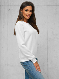 Sudadera de mujer blanca OZONEE JS/W01Z