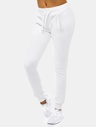 Pantalón de chándal para mujer blancos OZONEE JS/CK01