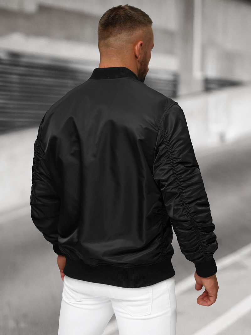 Chaqueta de hombre negra OZONEE O/8905Z
