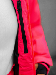 Chaqueta de mujer rosa-neón OZONEE JS/HH012/53Z