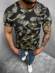 Camiseta de hombre de negras OZONEE O/BL2249