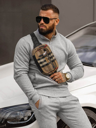 Chándal de hombre gris OZONEE JS/68C10385/2Z