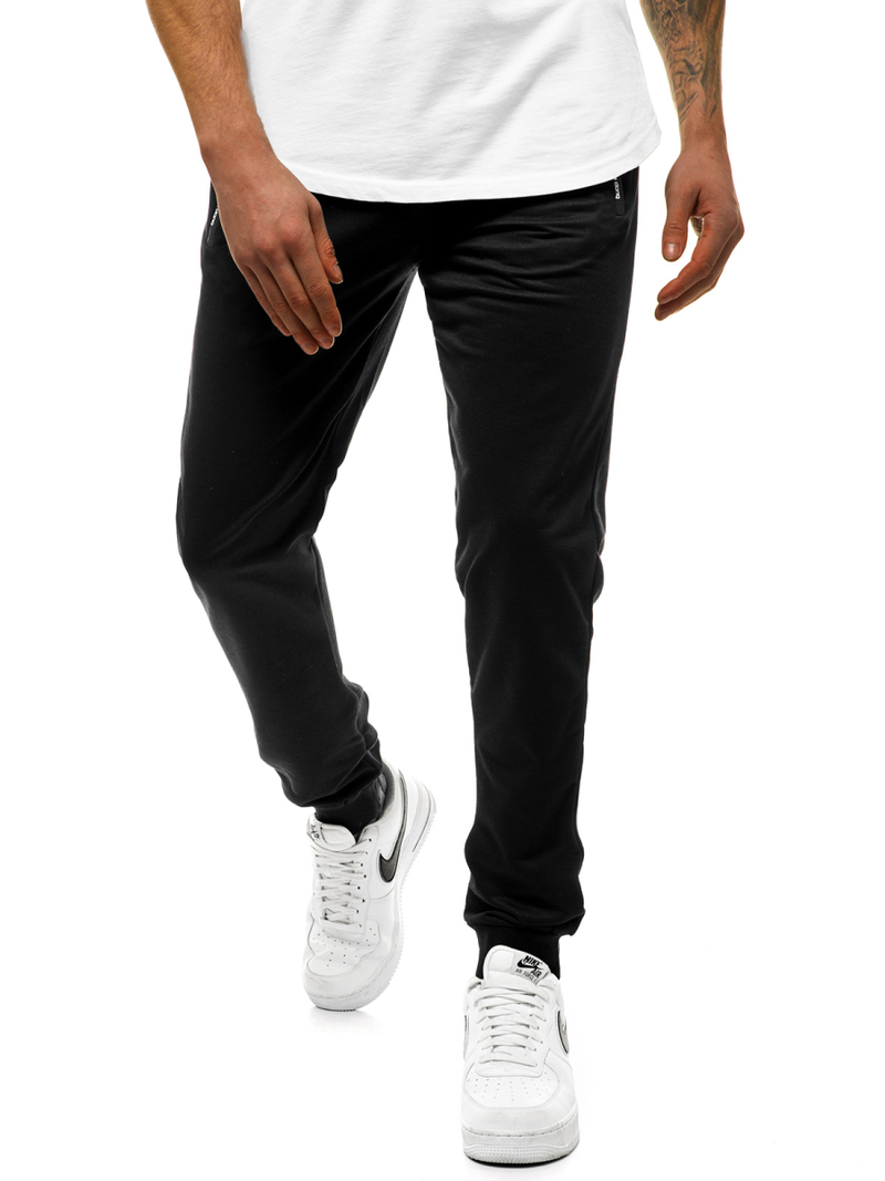 Pantalón de chándal de hombre negro JS/XW002S