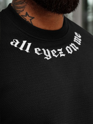 Sudadera de hombre negra OZONEE O/P2027Z