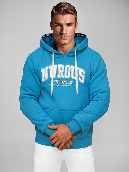 Sudadera de hombre azul OZONEE O/TT30510