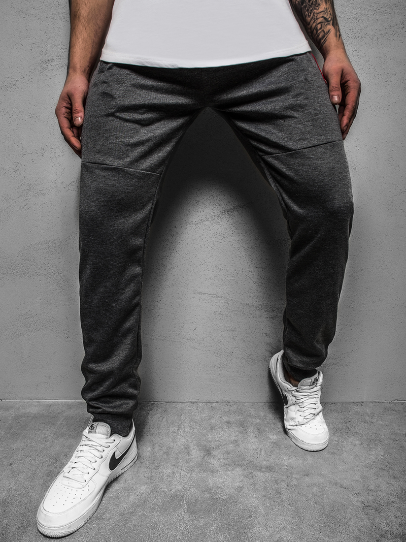 Pantalón de chándal de hombre grafito OZONEE JS/JZ11021Z