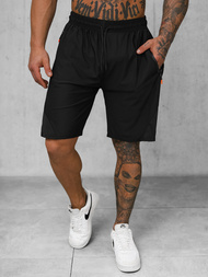 Pantalones cortos deportivos para hombre negras OZONEE JS/12K1800/3