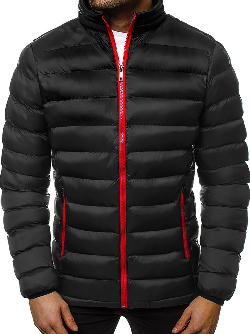 Chaqueta de hombre negra/2 OZONEE JB/JP1111