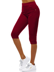 Leggings para mujer burdeos OZONEE JS/1027/C13