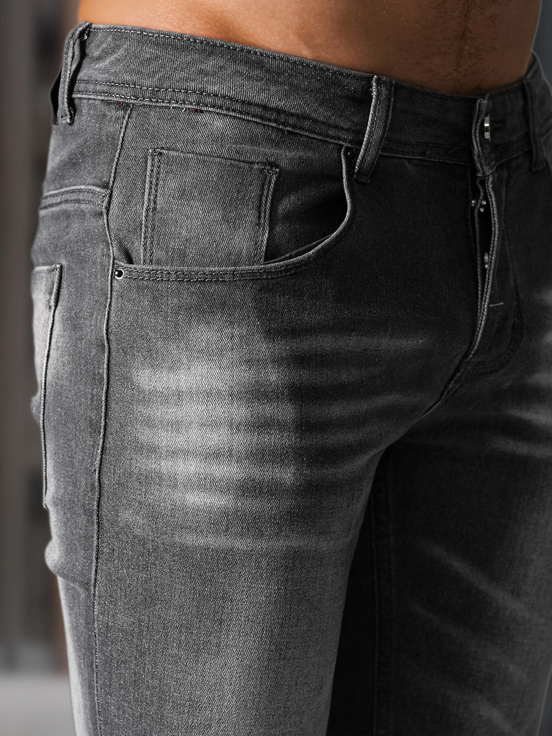 Vaqueros de hombre grafito OZONEE NB/MP0199GSZ