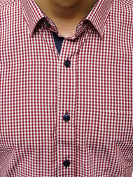 Camisa de hombre roja OZONEE B/K58Z