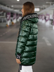 Chaqueta de mujer verde OZONEE JS/5M3188/238Z
