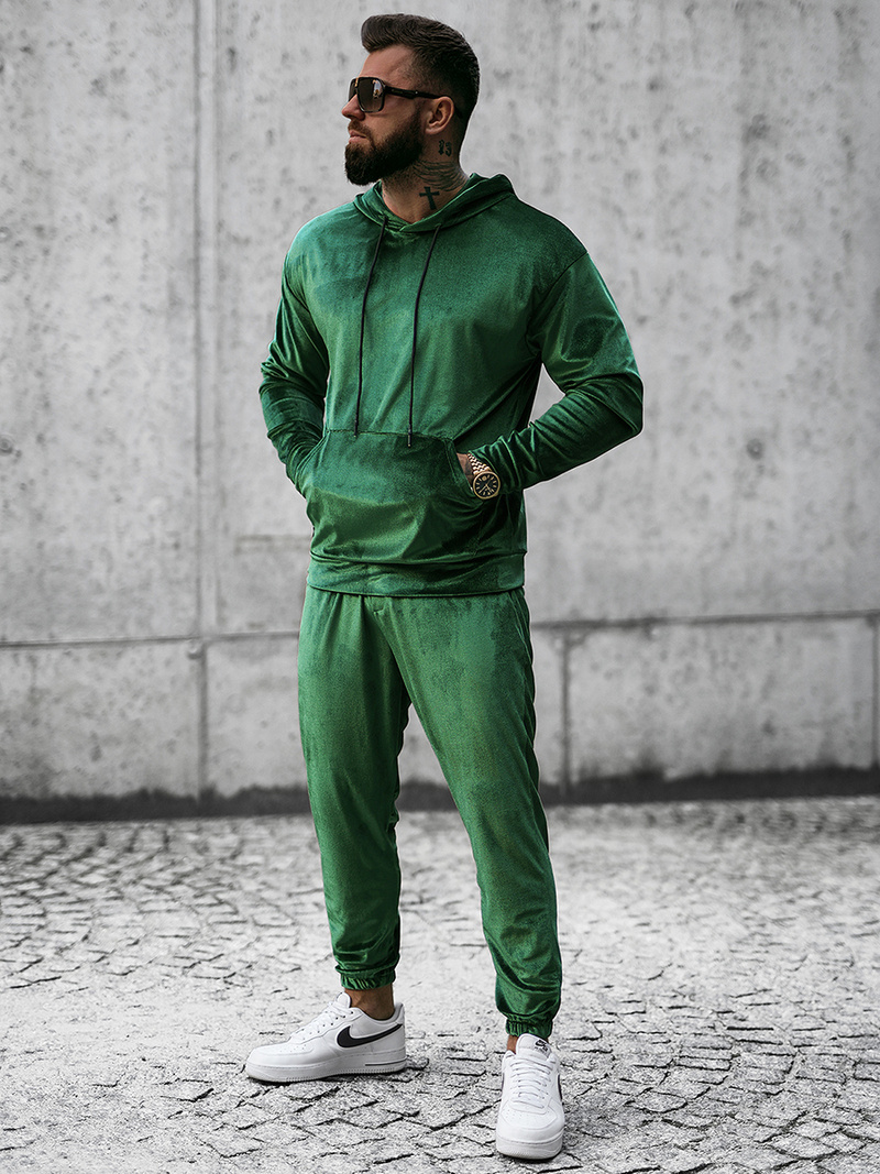 Chándal de hombre verde OZONEE O/D7517