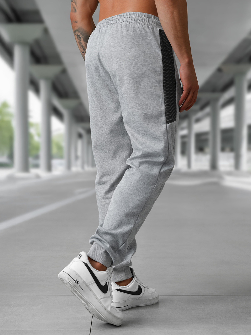 Pantalón de chándal de hombre gris OZONEE JS/15K1850/2
