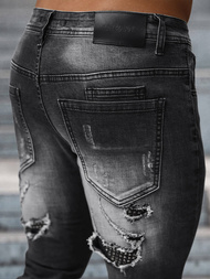 Vaqueros de hombre negras OZONEE NB/MP0152N