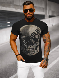 Camiseta de hombre negras OZONEE NB/MT3038Z