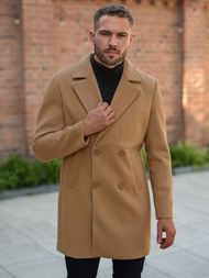 Abrigo de hombre camel OZONEE JS/11Z8269