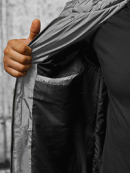 Chaqueta de hombre gris OZONEE O/M799
