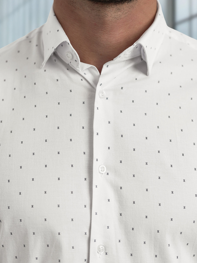 Camisa de hombre blanca OZONEE V/V180