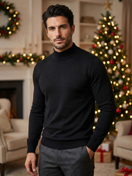 Jersey de hombre negro OZONEE V/V24503Z