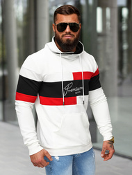 Sudadera de hombre blanca OZONEE O/B7524Z