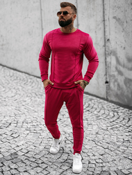 Chándal de hombre burdeos OZONEE O/12129
